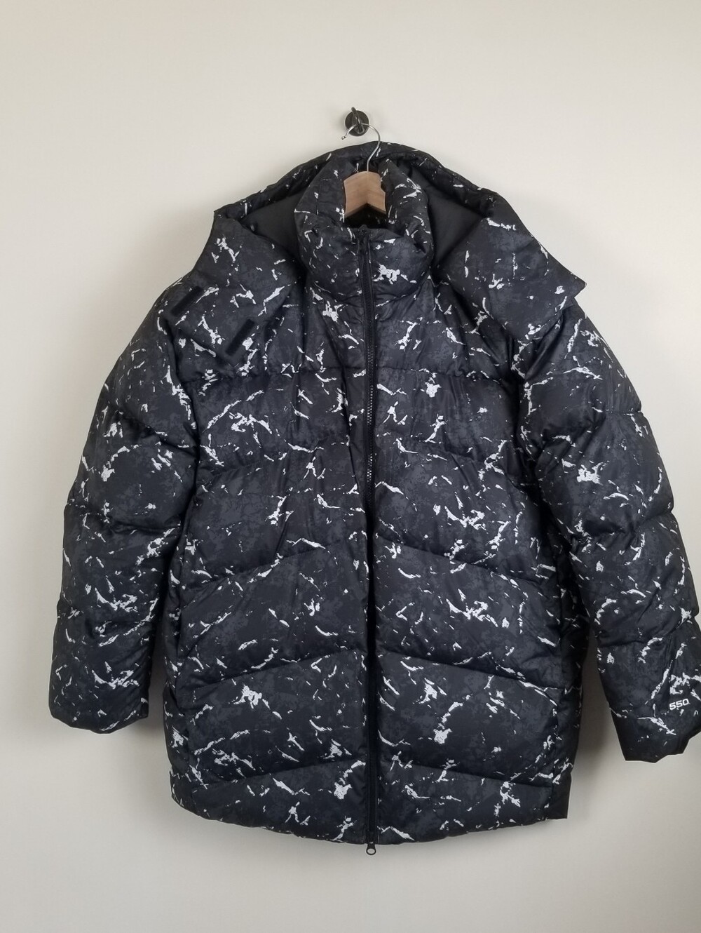 The North Face Palomar Down 550 Hooded Parka Puffer Coat Size Small Relaxed Fit